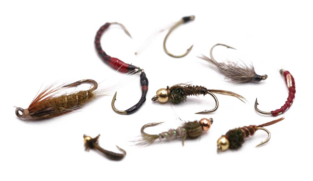 10 mixed nymphs