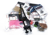 Beginner Fly Tying - Tool Kit Complete with Materials