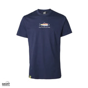 Geoff Anderson Organic Tee Peace Trout Navi