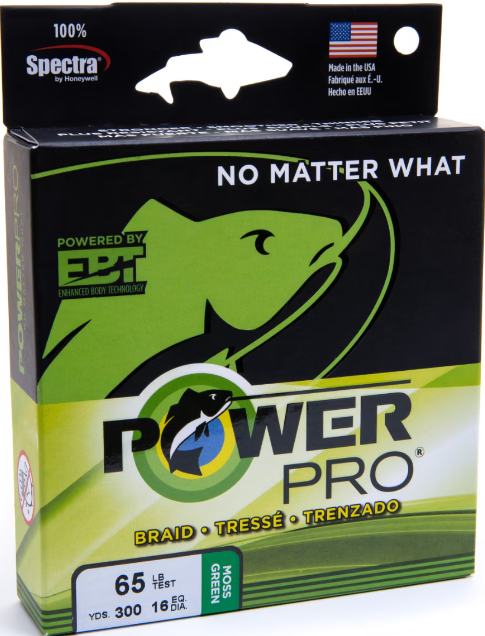 Reeling Power pro braided line
