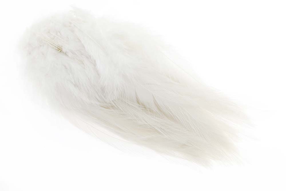 Strung Rooster Saddle Long - White