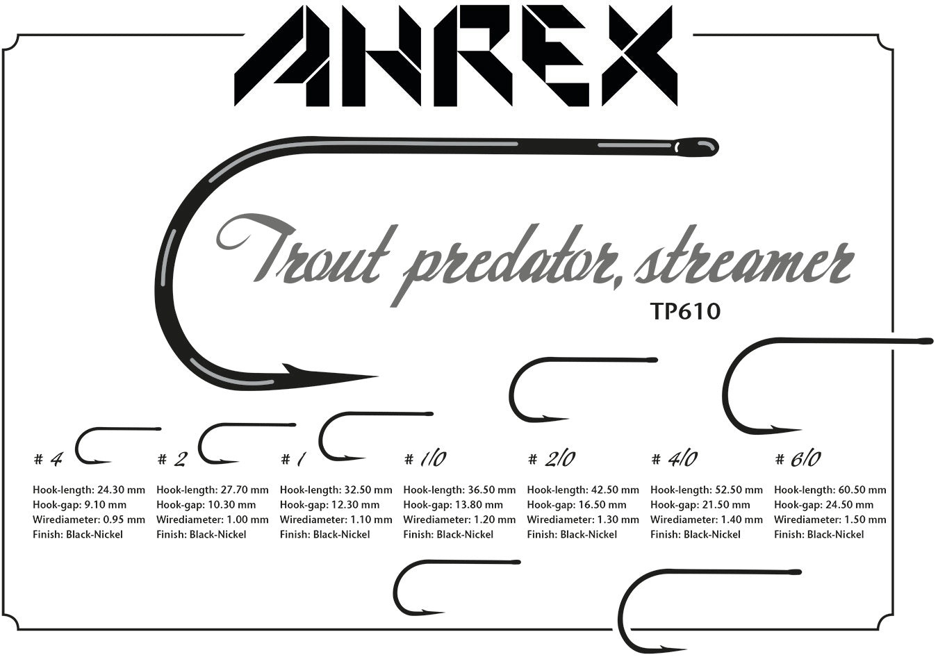 Ahrex TP610 – Trout Predator Streamer