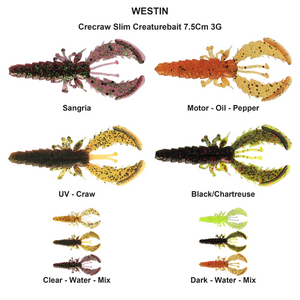 You added <b><u>Crecraw Slim Creaturebait 7.5Cm 3G</u></b> to basket.