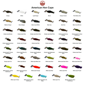 You added <b><u>Whiting American Hen Cape</u></b> to basket.