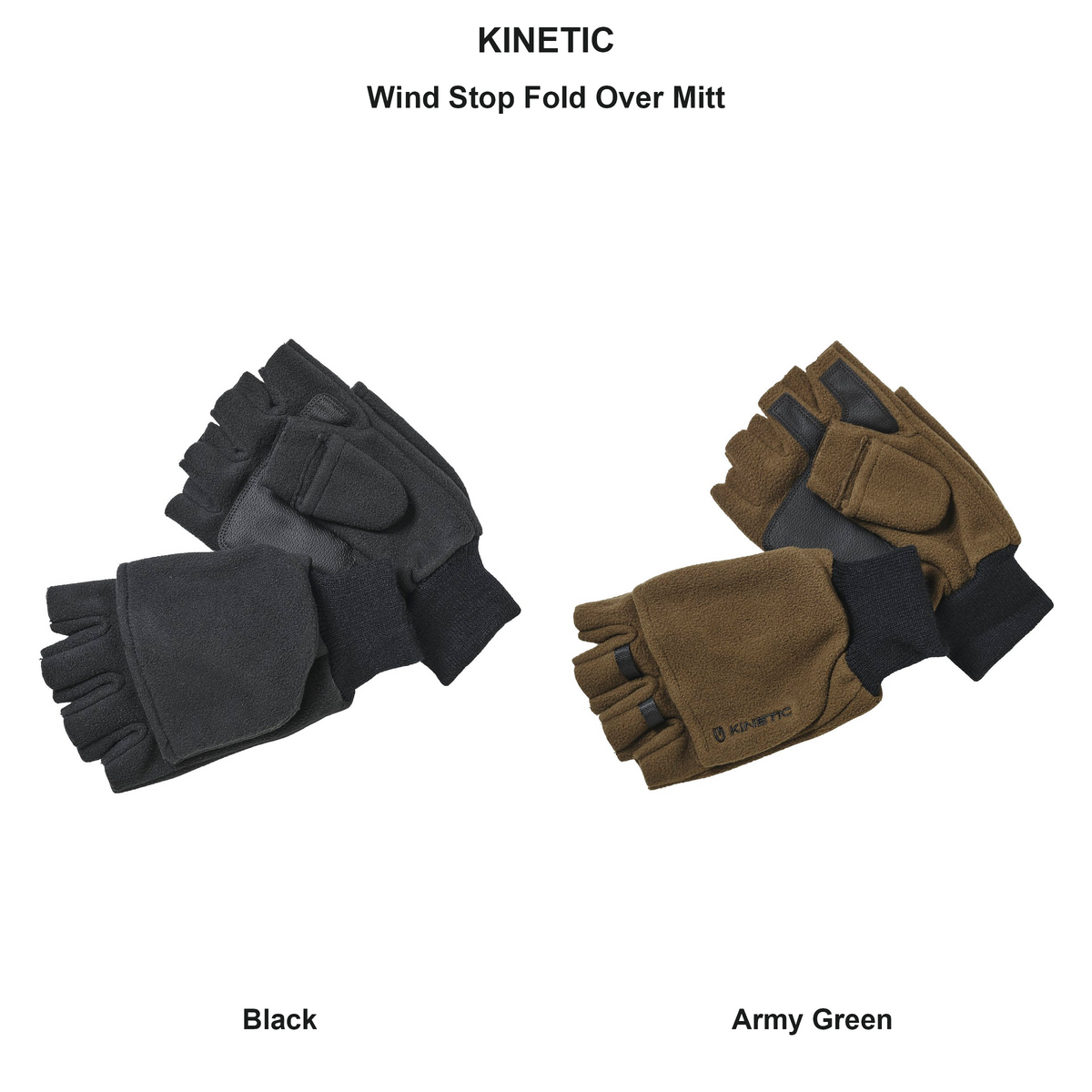 Farveoversigt – Kinetic Wind Stop Fold Over Mitt