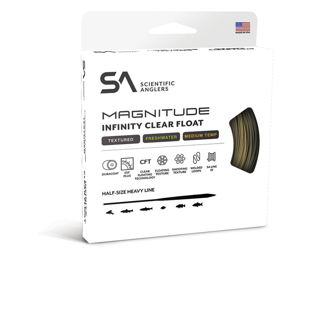 Scientific Anglers Magnitude Infinity FLOAT Buckskin/Clear Head