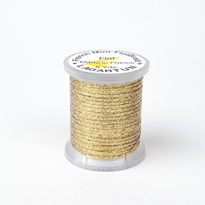 French Mini Flatbraid - Holo Gold