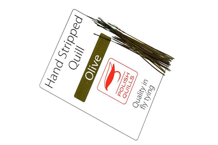 You added <b><u>Hand Stripped Peacock Quill - Olive</u></b> to basket.