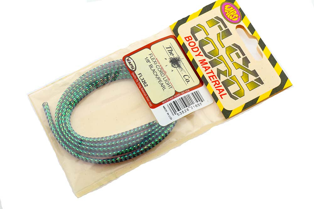Flexi cord - Pearl Black ( 1/8 inch 3 mm)
