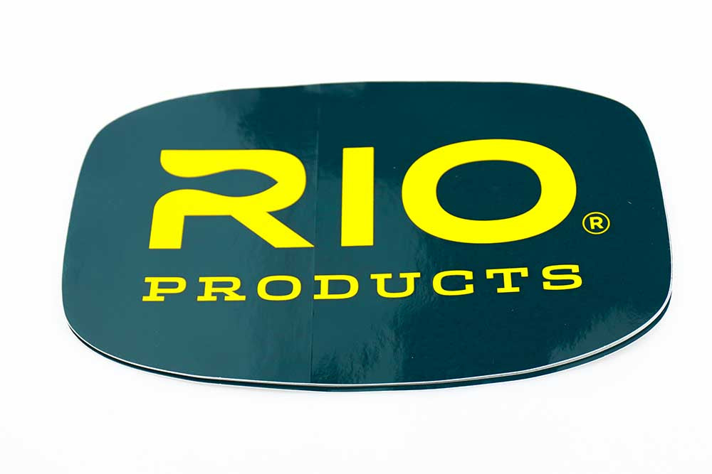 RIO Sticker - XL Oval Green/Yellow 25 x 16 cm