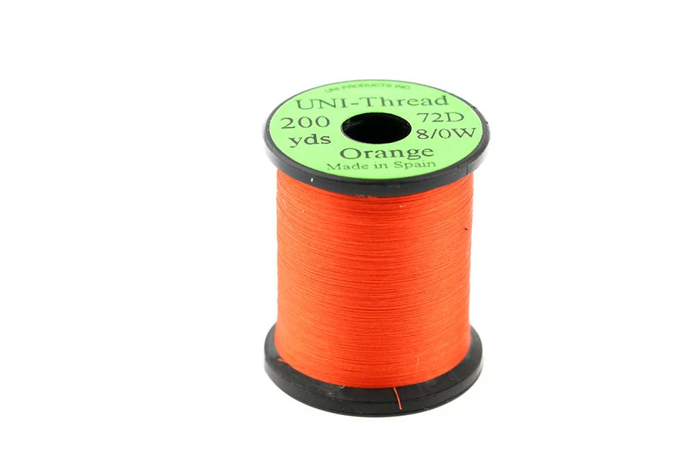 Uni Bindetråd Fl. Fire Orange Fluebinding Tråd UniThread