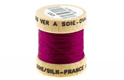 100% Pure French Silk - Burgundy