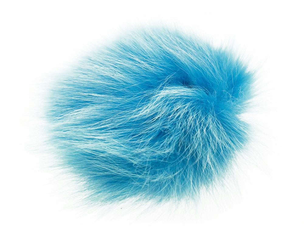 Polarræv kropshår - Kingfisher Blue