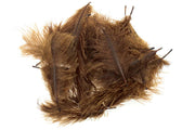 Micro Ostrich Spey Plumes - Brown