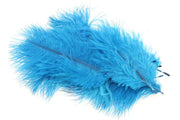 Micro Ostrich Spey Plumes - Kingfisher Blue