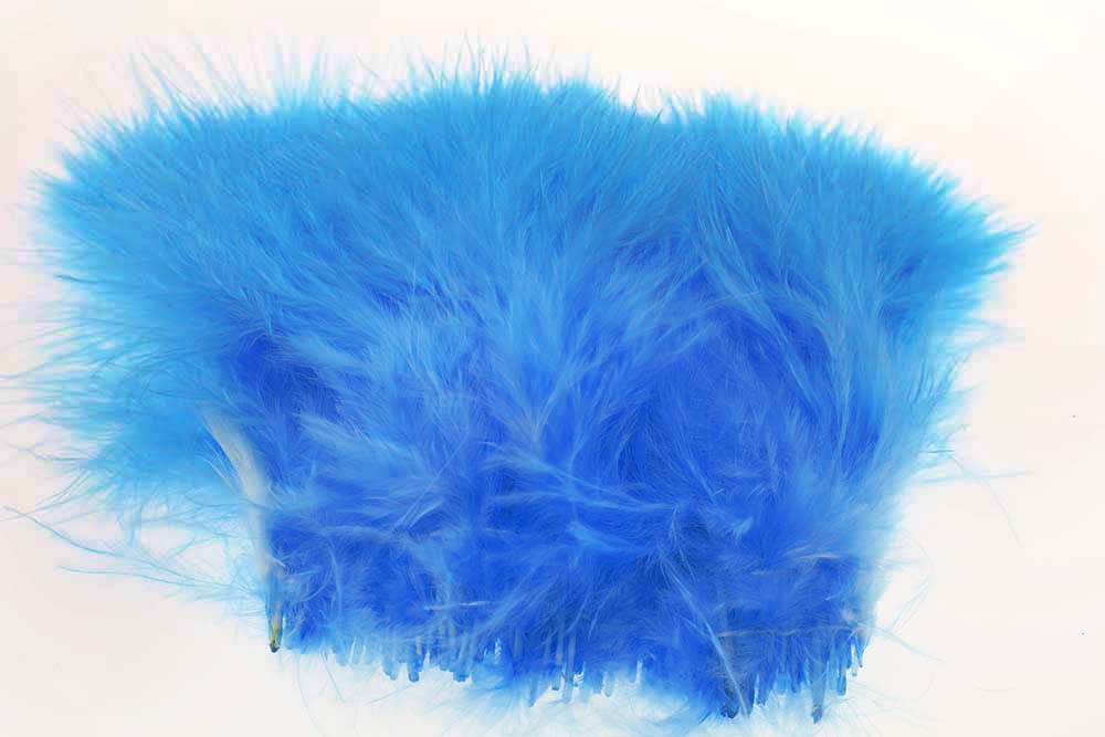 Wolly Bugger Marabou - Peacock Blue