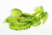 Tiger Barred Magnum Rabbit Strips - Black Barred Chartreuse/ Fl. Yellow