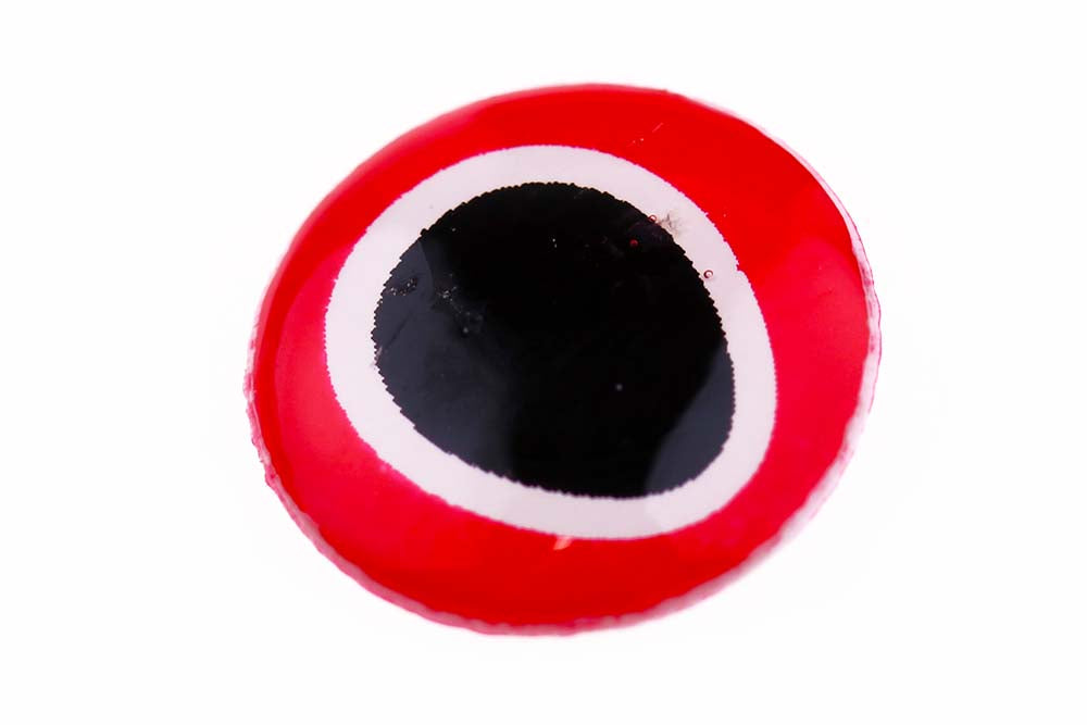 3D Epoxy Eyes Red White Black Fluebinding Øjne FTM