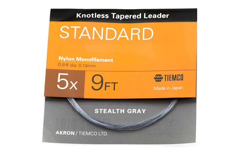 You added <b><u>Tiemco Akron Standard Nylon Leader - 9 Ft</u></b> to basket.
