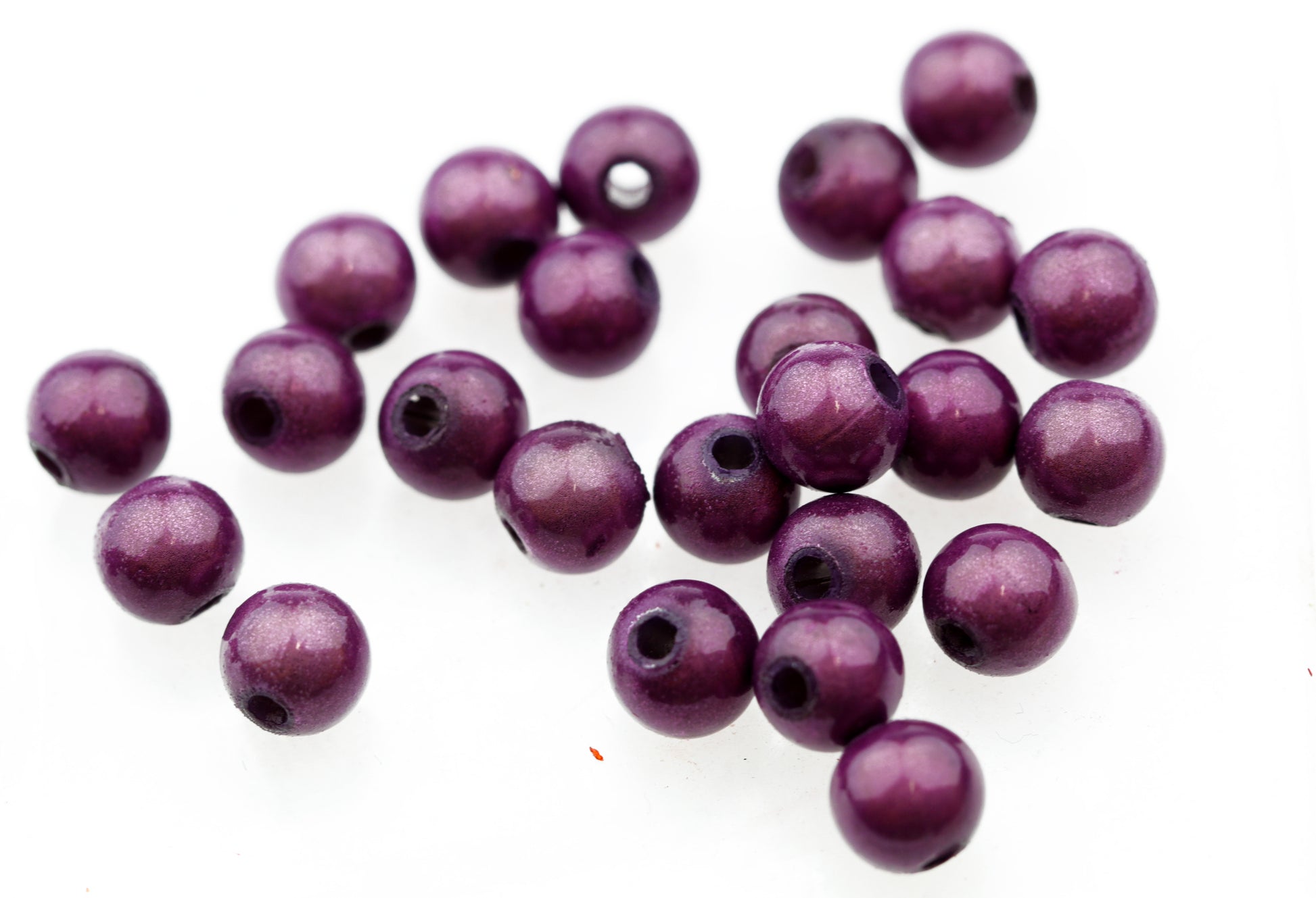 Proeye 3D Poly Beads 6mm - Claret