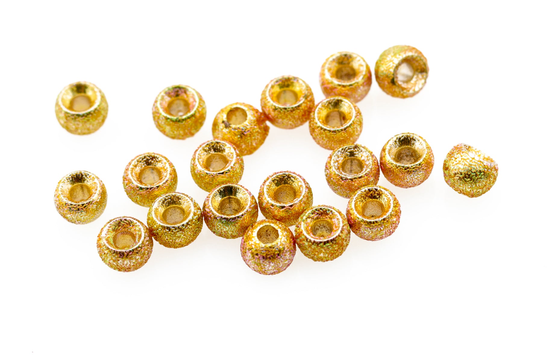 Gritty Tungsten beads - Gold Grit