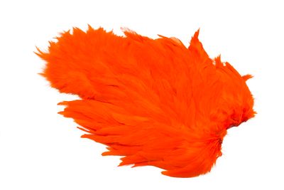 Whiting Rooster Softhackle W Chickabou SH/C White dyed Orange