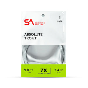 You added <b><u>Absolute Trout Leader - 9 feet</u></b> to basket.