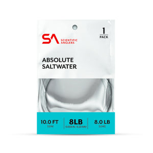 You added <b><u>Absolute Saltwater Leader - 10 feet</u></b> to basket.