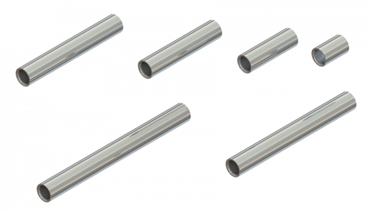 Flexiweight US-Tube Silver Sølv Fluebinding Rør & Tilbehør Pro Sportfisher