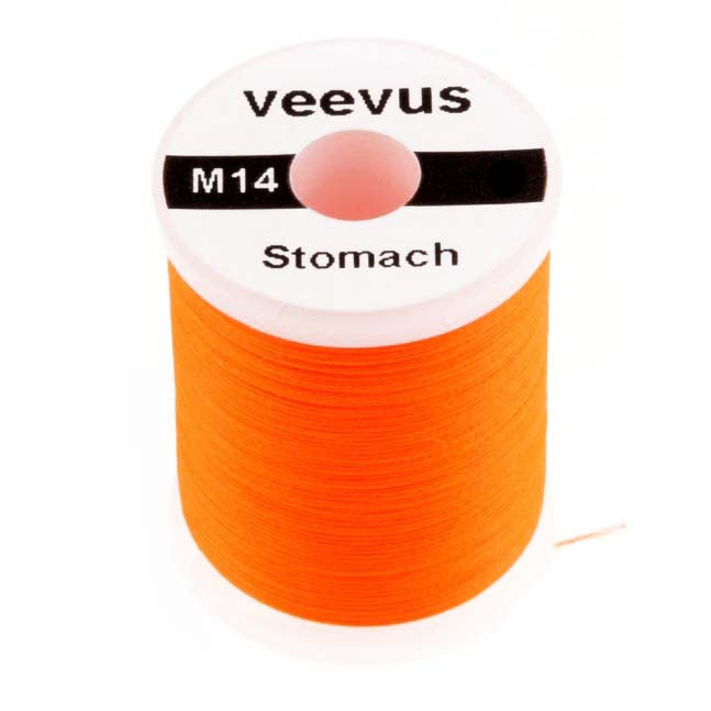 Stomach Thread Orange Fluebinding Tråd Bindetråd Veevus