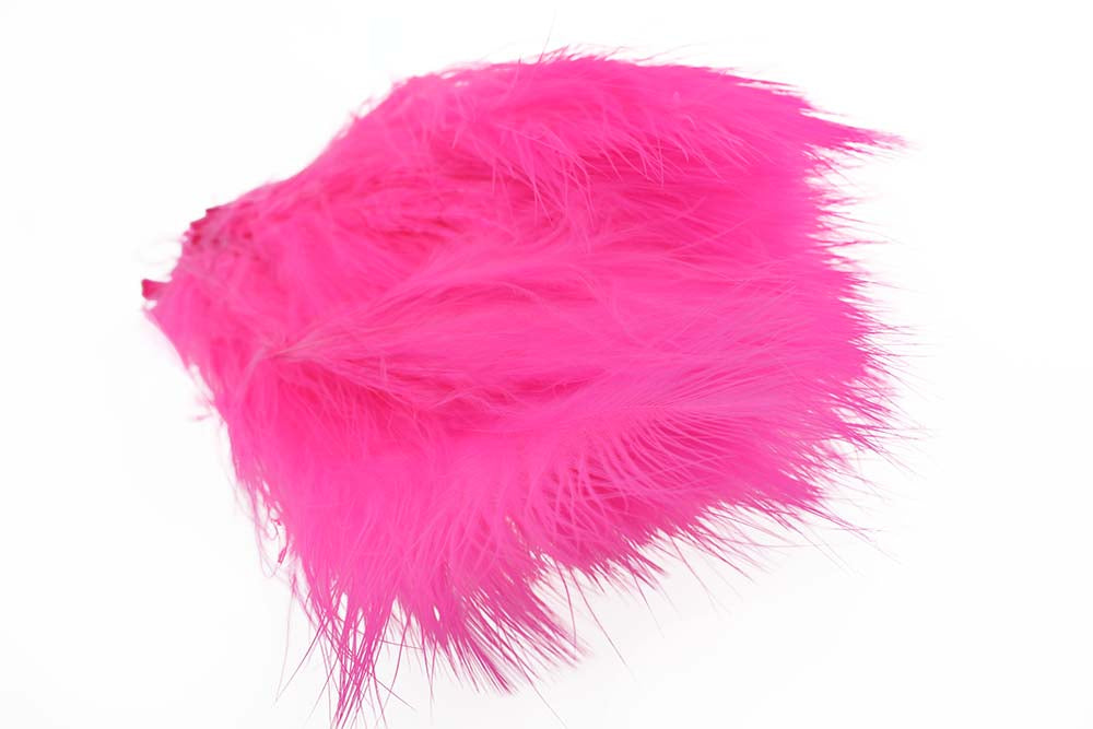 Strung/Blood Quill Marabou - Fl. Pink