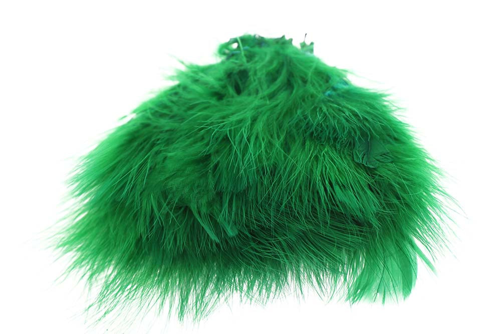 Select Marabou Plumes - Green Highlander