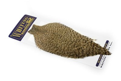 You added <b><u>American Rooster Cape Grizzly dyed Tan</u></b> to basket.